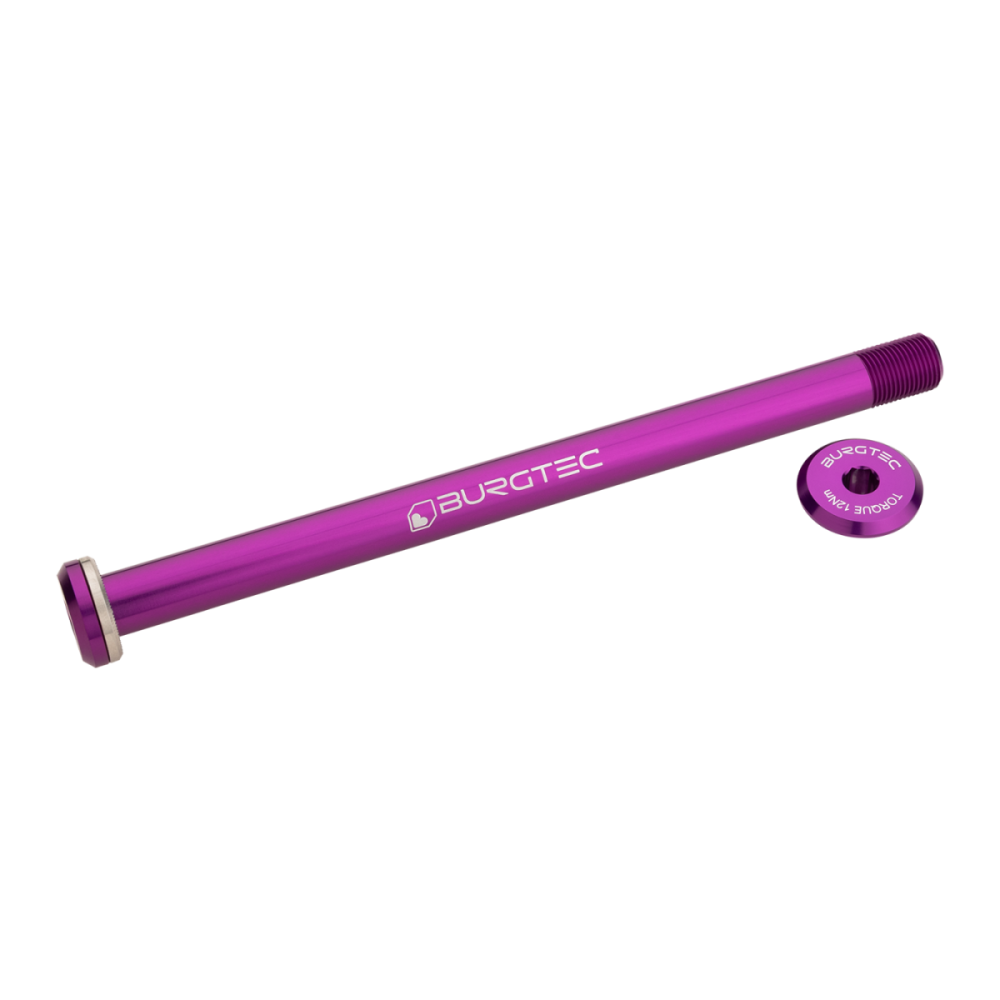 Burgtec Santa Cruz 168.5mm Rear Axle - Rhodium Silver