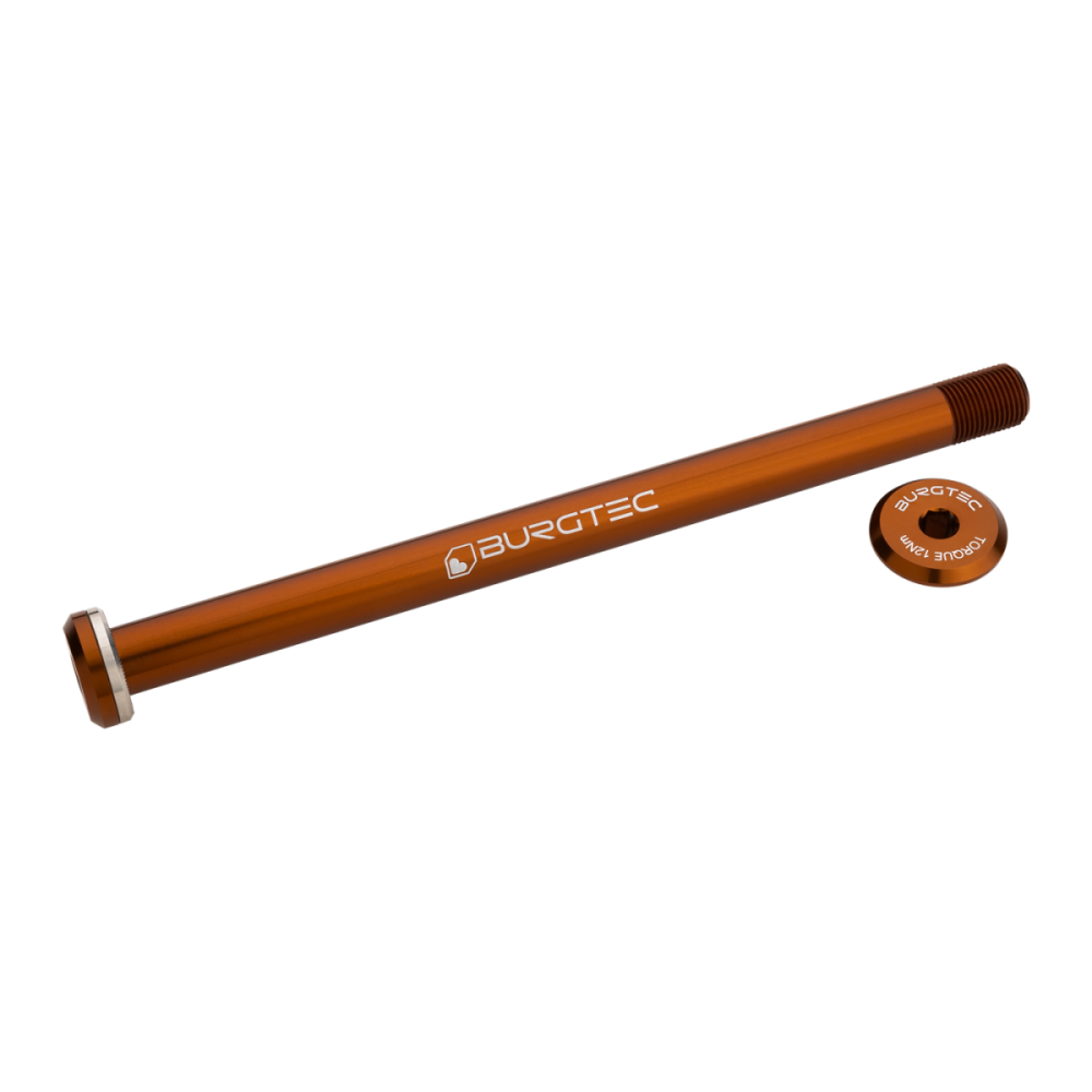 Burgtec Santa Cruz 168.5mm Rear Axle - Rhodium Silver