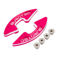 Burgtec Chainring Bash Guard - Pair - Toxic Barbie Pink