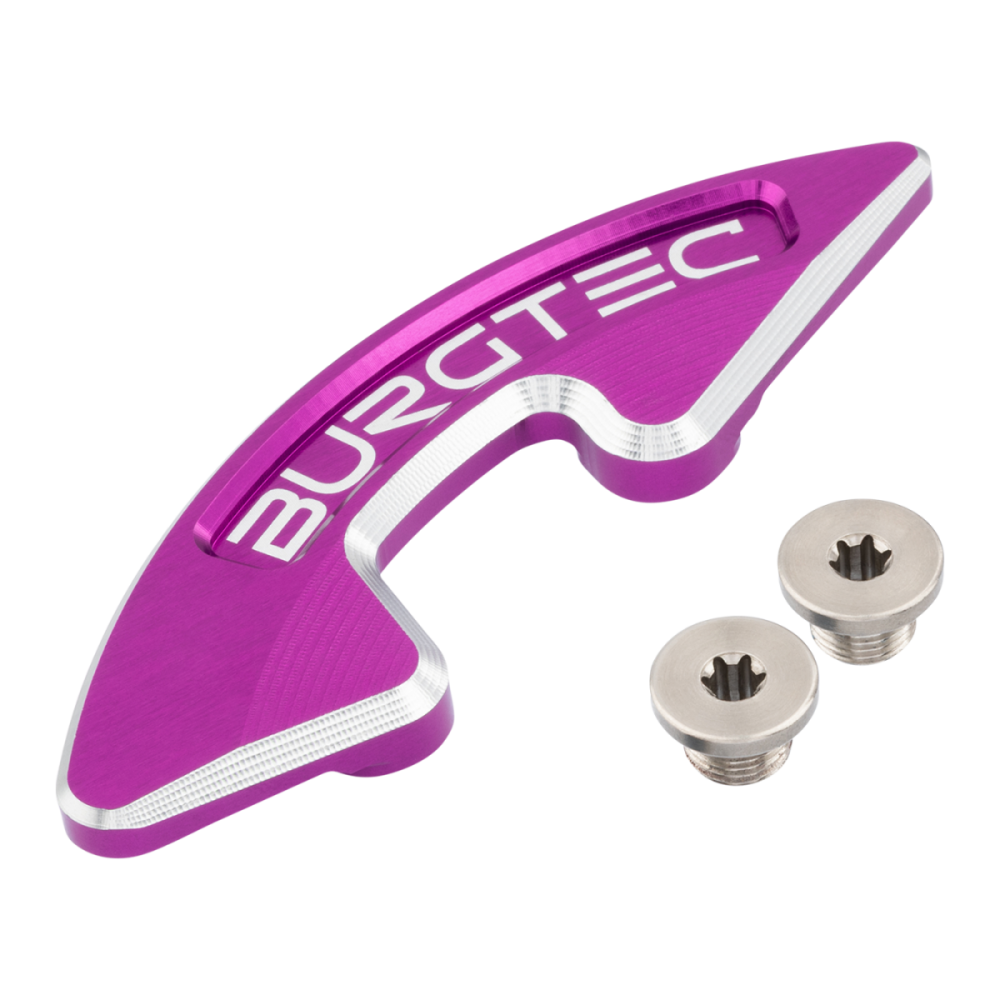 Burgtec Chainring Bash Guard - Single - Purple Rain