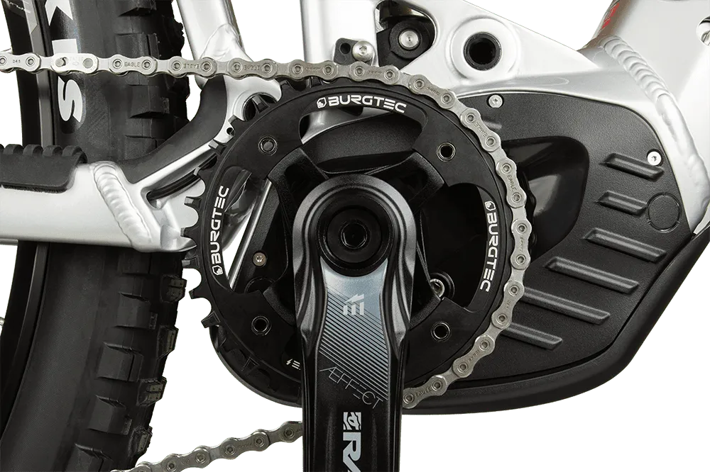 Burgtec 94mm BCD E-Bike Steel Thick Thin Chainring, Burgtec Black, 32T