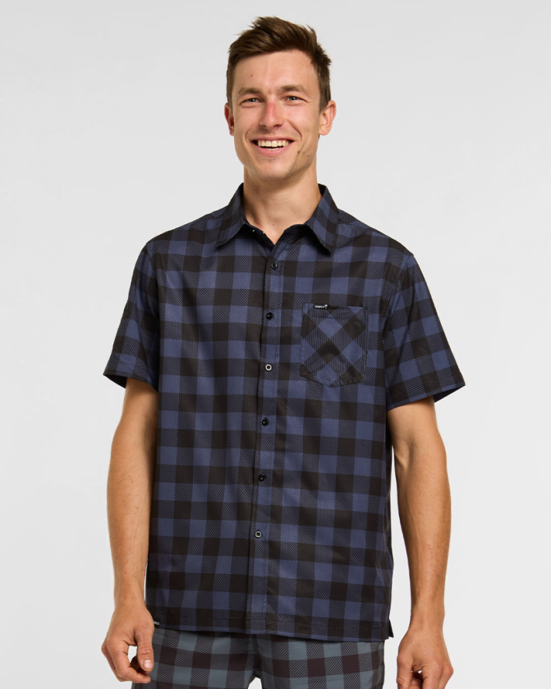 Dharco Mens Tech Party Shirt | Jet, XL