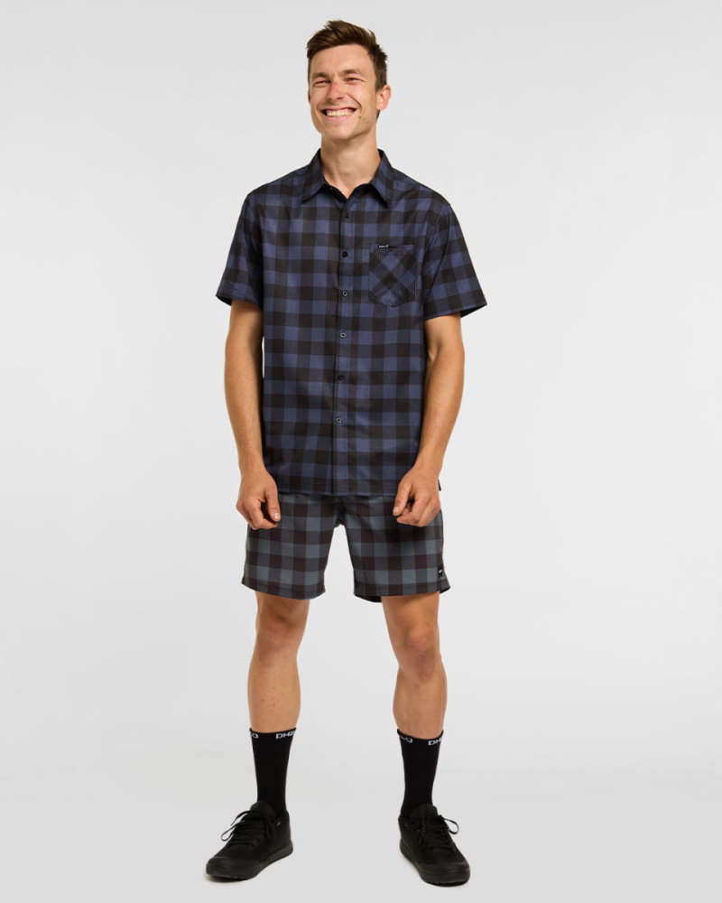 Dharco Mens Tech Party Shirt | Jet, XL