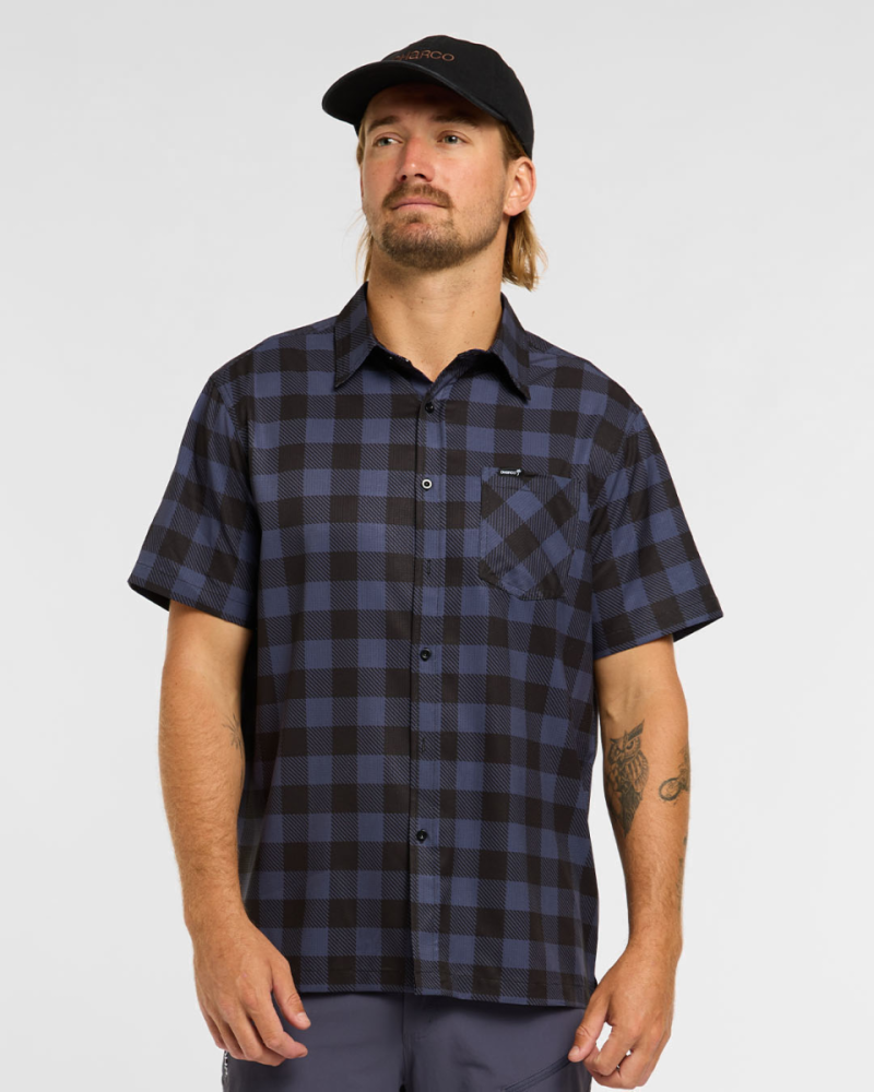 Dharco Mens Tech Party Shirt | Jet, XL