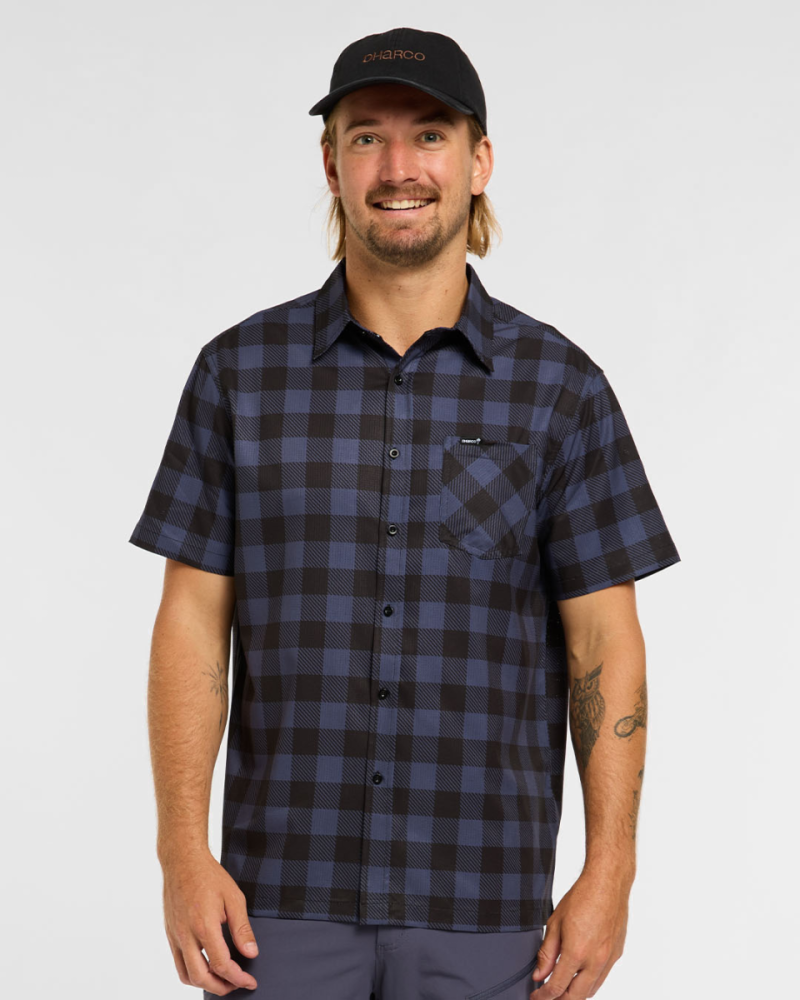 Dharco Mens Tech Party Shirt | Jet, XL