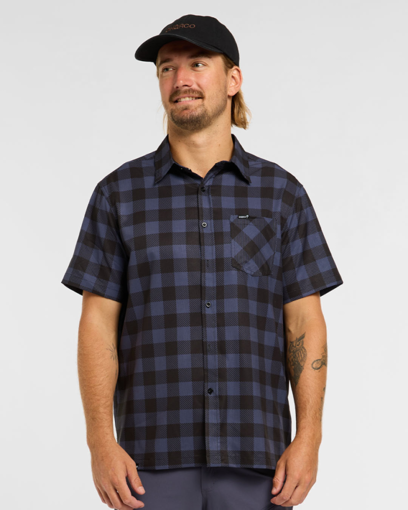 Dharco Mens Tech Party Shirt | Jet, XL