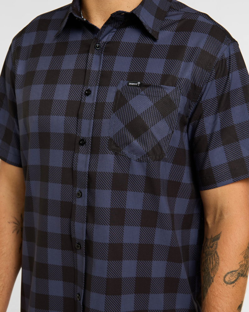 Dharco Mens Tech Party Shirt | Jet, XL