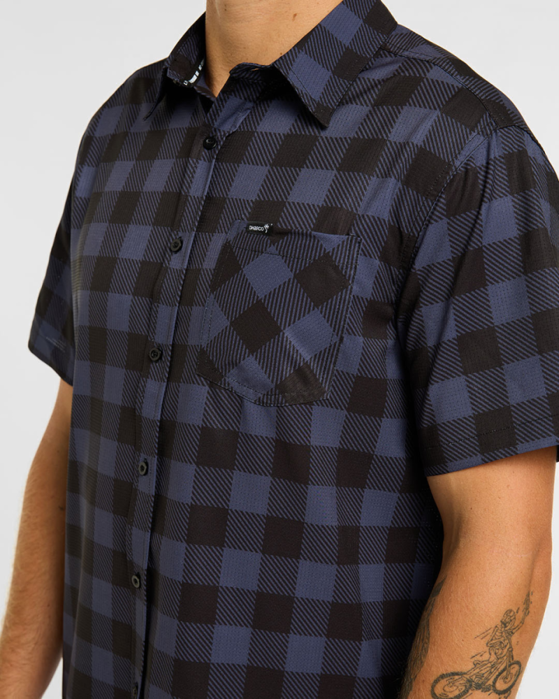 Dharco Mens Tech Party Shirt | Jet, XL