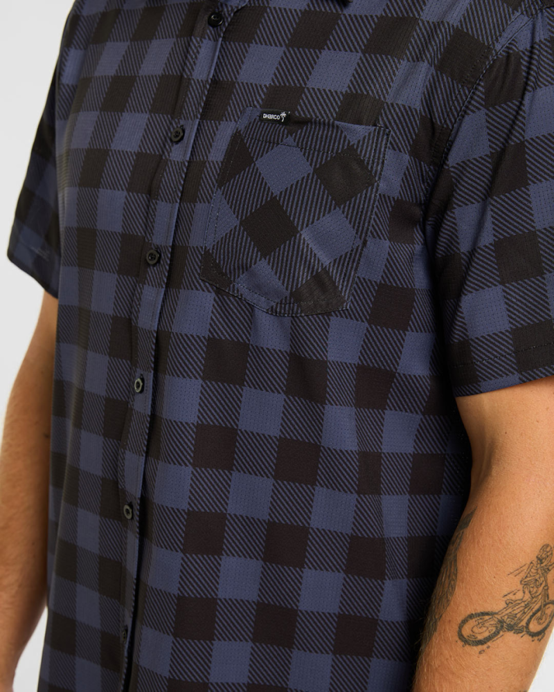 Dharco Mens Tech Party Shirt | Jet, XL