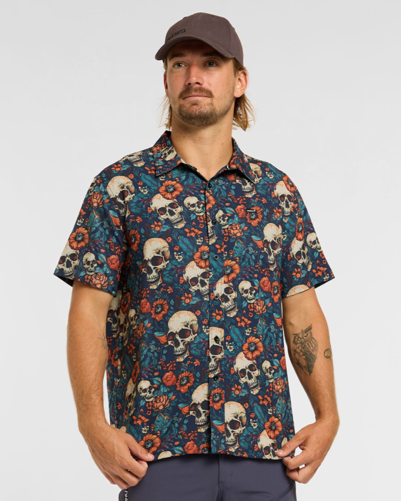Dharco Mens Tech Party Shirt | Skullduggery, S