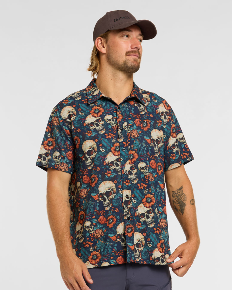 Dharco Mens Tech Party Shirt | Skullduggery, S