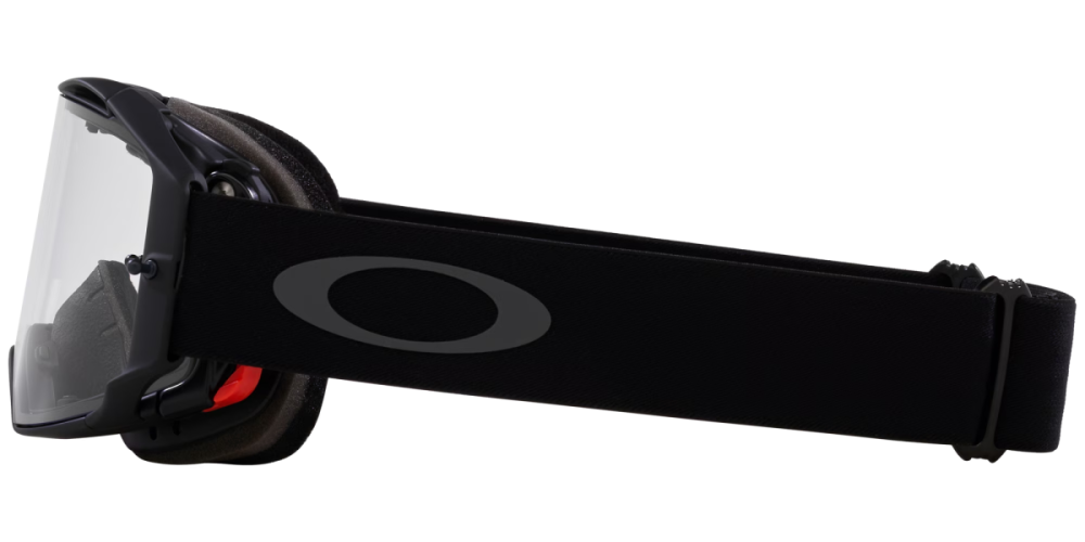 Oakley Airbrake MTB Black Gunmetal / Clear, One Size