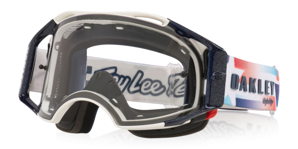 Oakley Airbrake MTB TLD Ice White / Clear, One Size