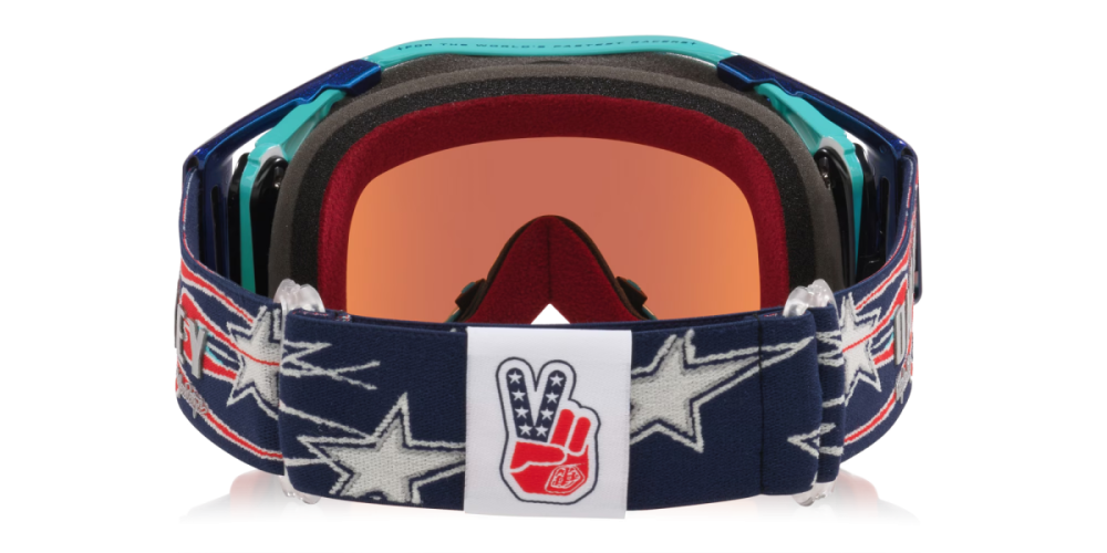 Oakley Airbrake MX TLD Blue w / Prizm Sapphire, One Size