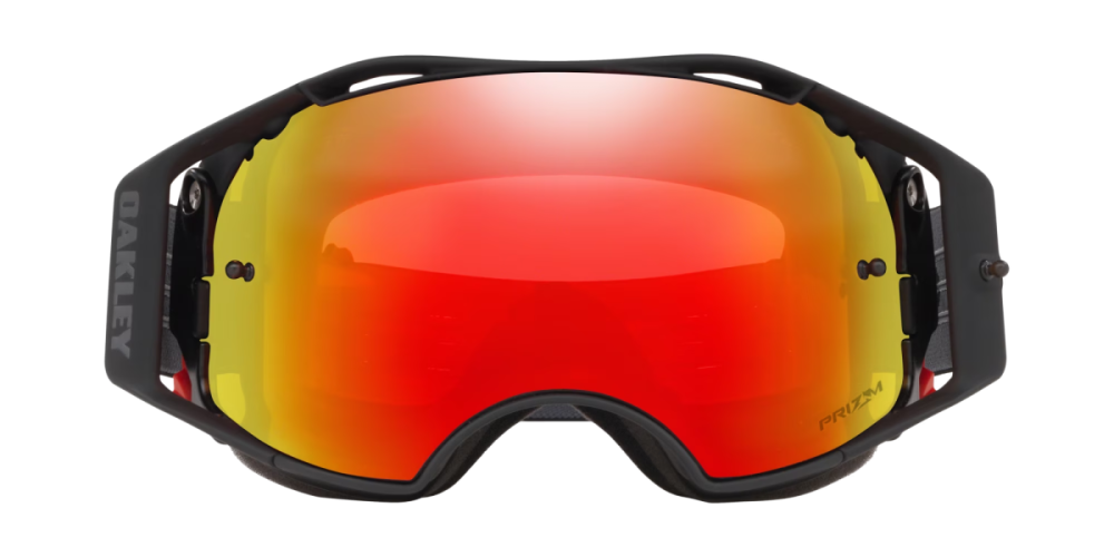 Oakley Airbrake Mtb Gunmetal Black / Prizm Trail Torch, One Size