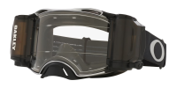 Oakley Airbrake MTB Tuff Blocks Gunmetal Black / Clear + Roll Off, One Size