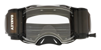 Oakley Airbrake MTB Tuff Blocks Gunmetal Black / Clear + Roll Off, One Size