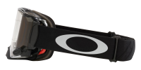 Oakley Airbrake MTB Tuff Blocks Gunmetal Black / Clear + Roll Off, One Size