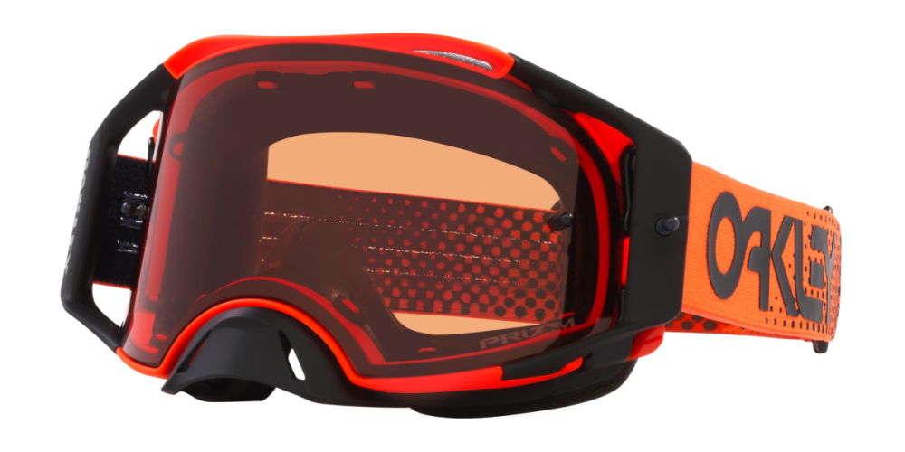 Oakley Airbrake MX Moto Orange / Prizm Bronze, One Size