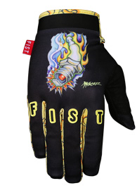 Fist Handwear Glove - Mike Metzger Flaming Plug, XS
