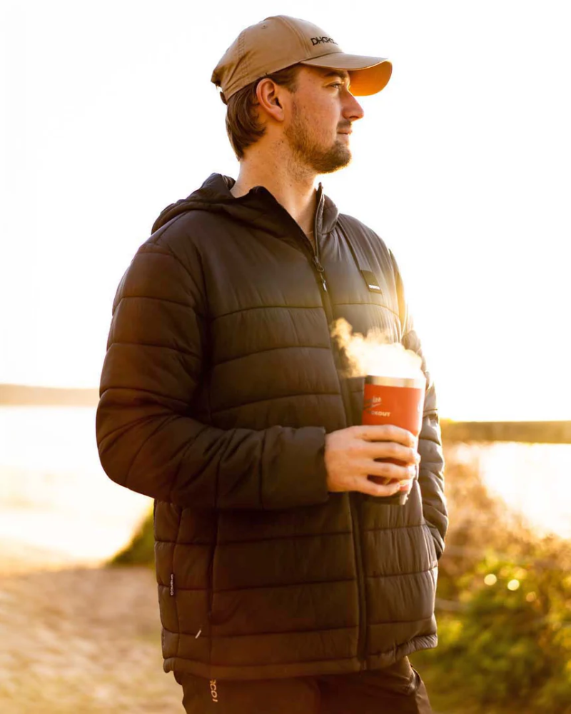 Dharco Mens Roam Puffer Jacket | Black, L