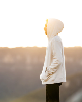 Dharco Unisex Hoodie | Bone, XL