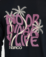 Dharco Mens Long Sleeve Tech Tee | Black, M