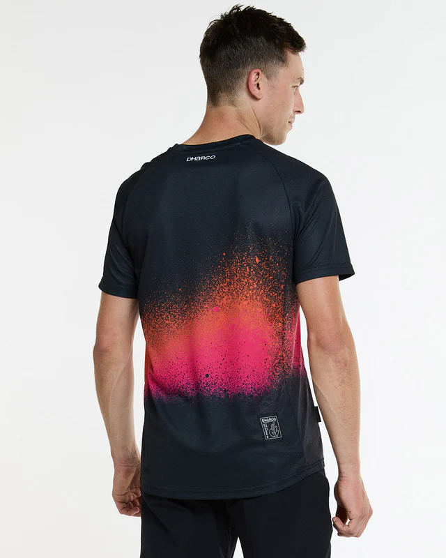 Dharco Mens Short Sleeve Jersey | Black Snake, L
