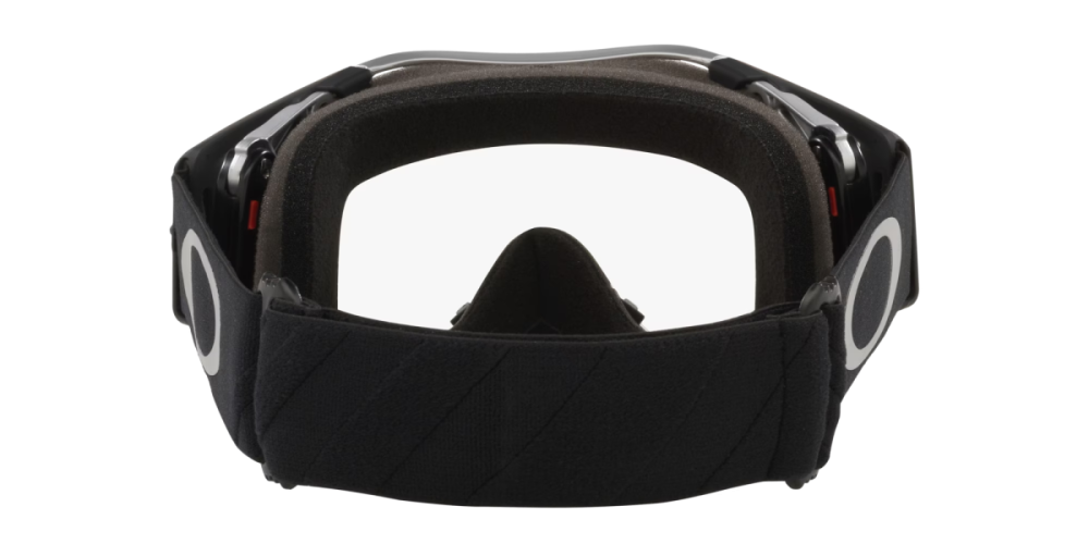 Oakley Airbrake MX Tuff Blocks Gunmetal / Clear