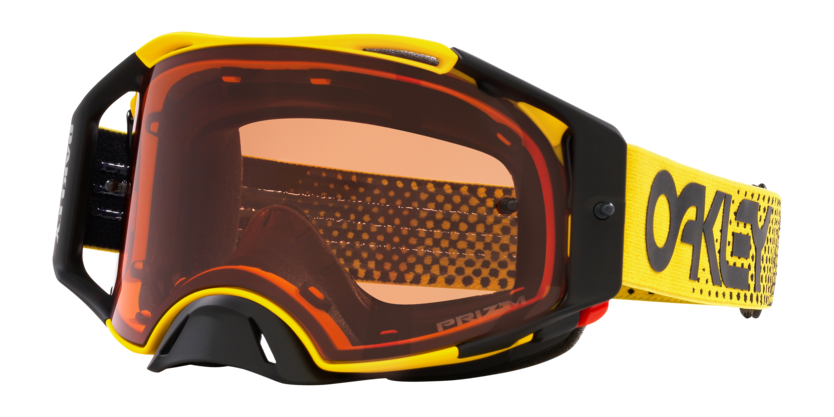 Oakley Airbrake MX Moto Yellow / Prizm Bronze