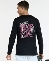 Dharco Mens Long Sleeve Tech Tee | Black, L