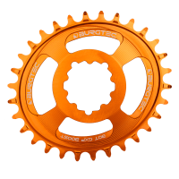 Burgtec Oval 3mm Offset Thick Thin Chainring for SRAM 3-Bolt - 30T - Purple Rain