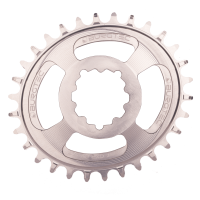 Burgtec Oval 3mm Offset Thick Thin Chainring for SRAM 3-Bolt - 30T - Purple Rain