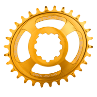 Burgtec Oval 3mm Offset Thick Thin Chainring for SRAM 3-Bolt - 30T - Purple Rain