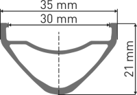 DT-Swiss DT Swiss Felge FR 541 27.5 Disc 32 Loch, schwarz, 30mm