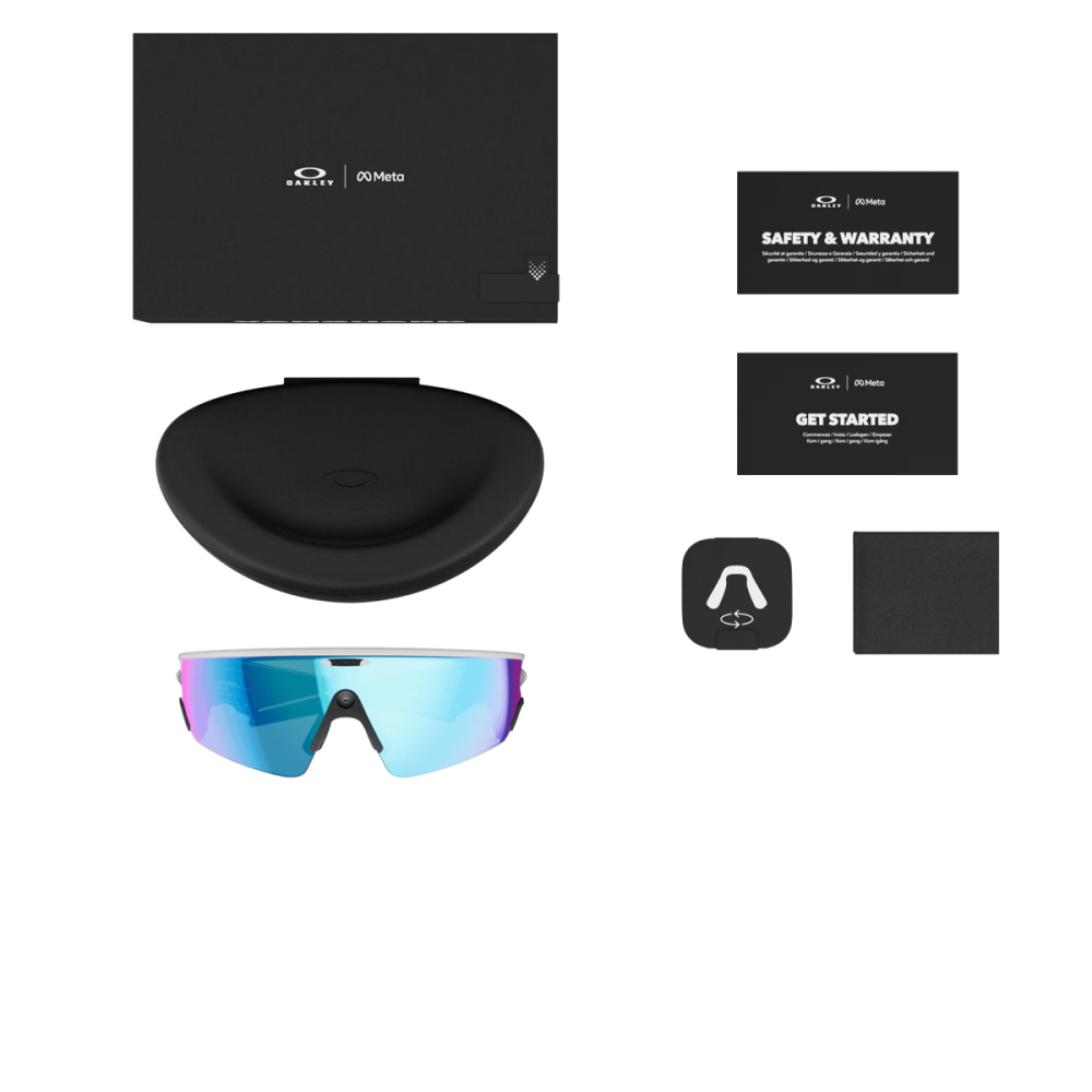 Oakley Meta Vanguard, White/Prizm Sapphire