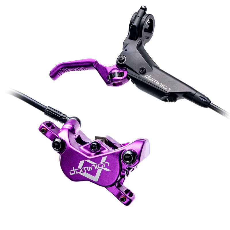 Hayes Dominion A4 Brake Kit, Regular Reach Lever (RRL), 180cm hose, Purple/Black