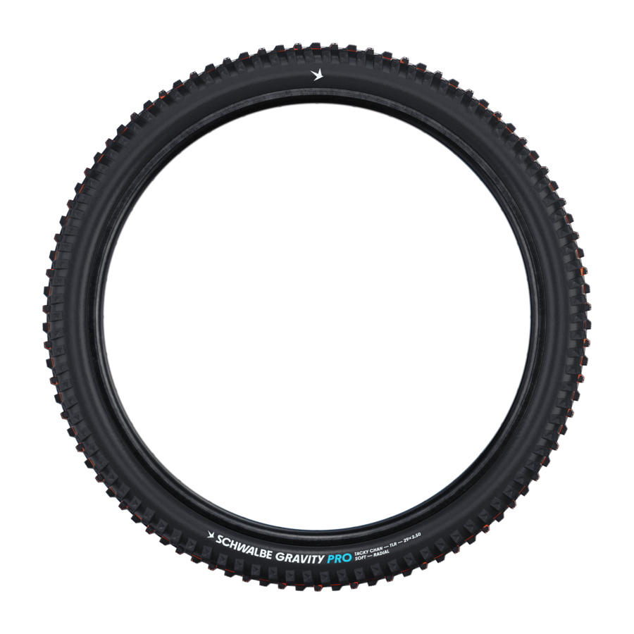 Schwalbe TACKY CHAN Soft s/s falt GravPro TLR, 27.5x2.4