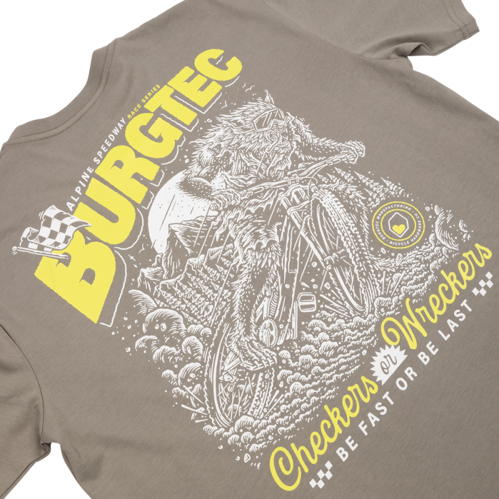 Burgtec Alpine Speedway T­-shirt - Granite L