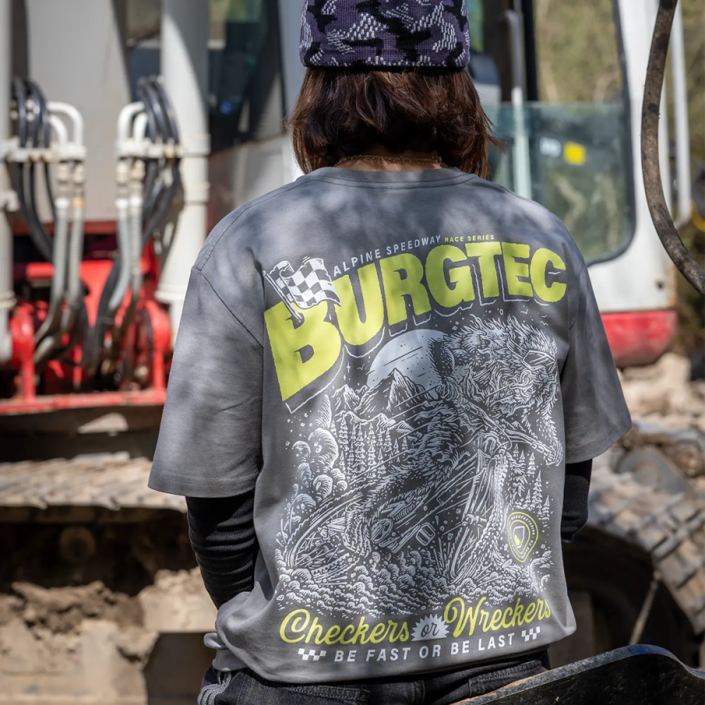 Burgtec Alpine Speedway T­-shirt - Granite L