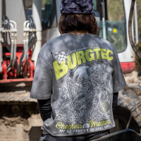 Burgtec Alpine Speedway T­-shirt - Granite L