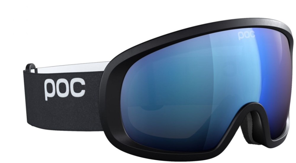 POC FOVEA MID - Uranium Black, Uranium Black/Partly Sunny Blue, One Size