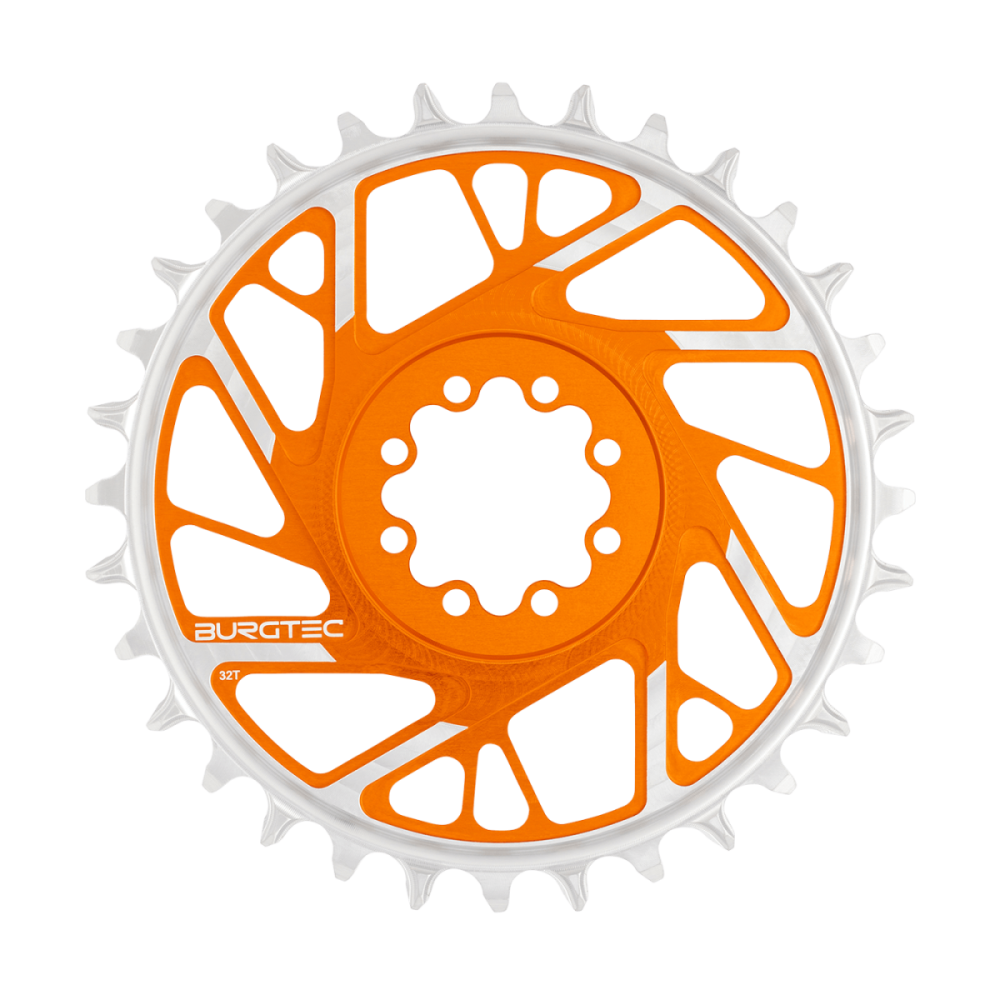 Burgtec 3mm Offset Thick Thin Chainring for SRAM 8-Bolt - 34T