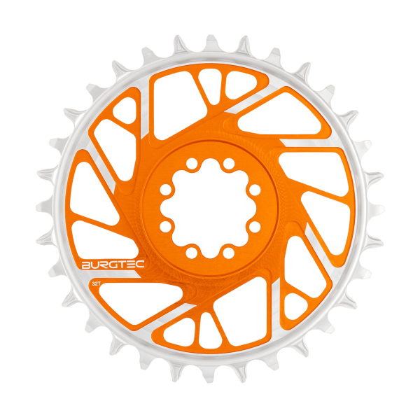 Burgtec 3mm Offset Thick Thin Chainring for SRAM 8-Bolt - 34T