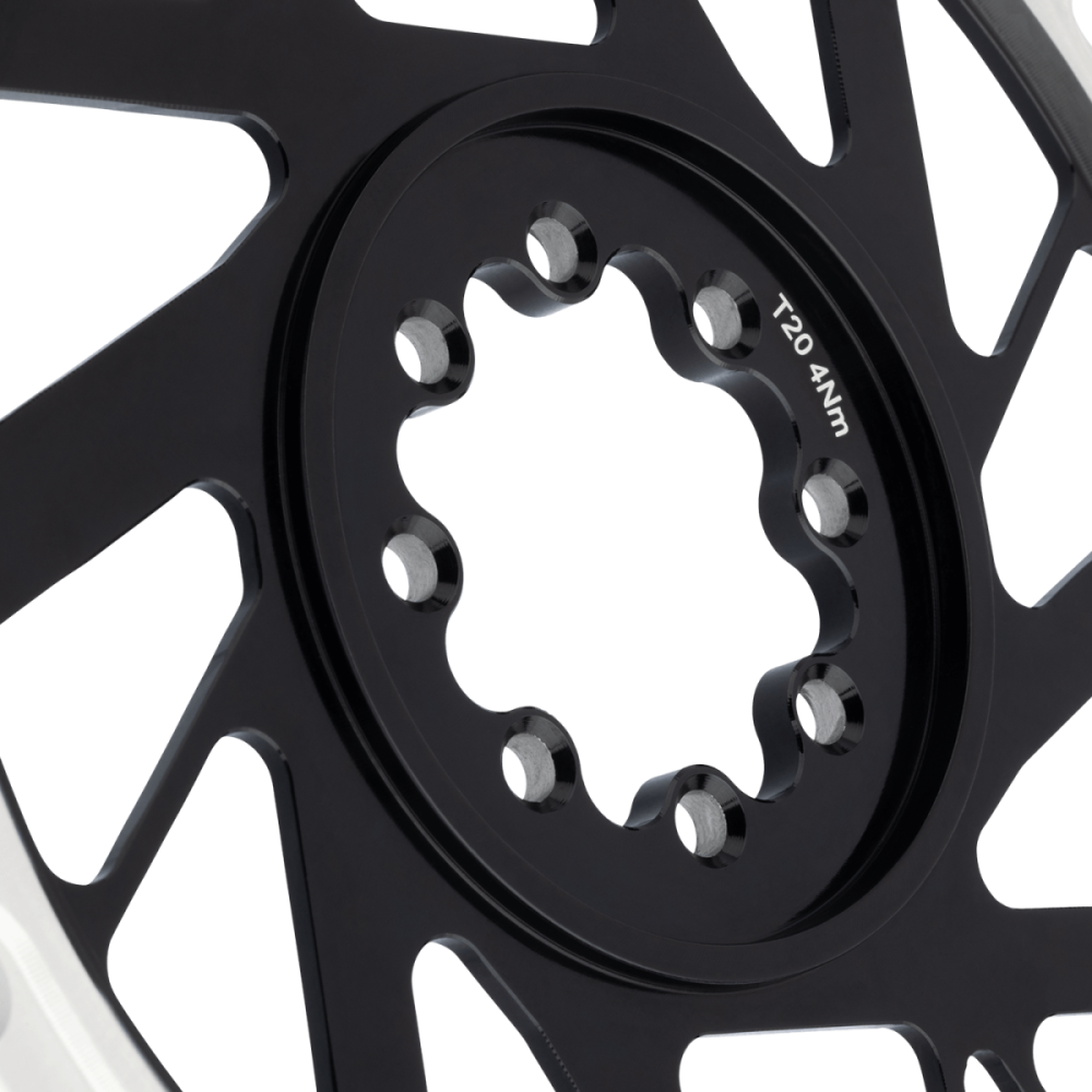 Burgtec 3mm Offset Thick Thin Chainring for SRAM 8-Bolt - 28T - Black, Burgtec Black