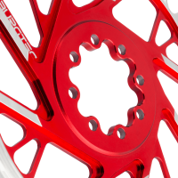 Burgtec 3mm Offset Thick Thin Chainring for SRAM 8-Bolt - 28T - Black, Burgtec Black