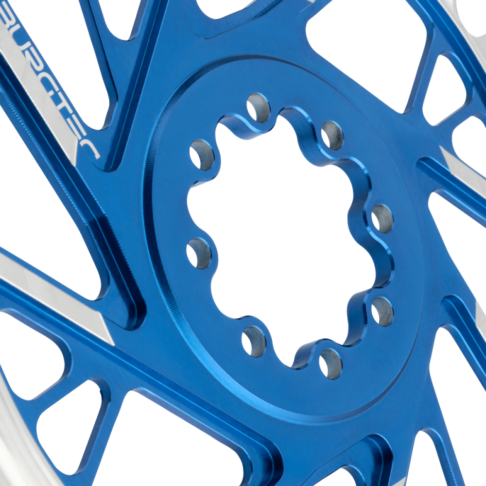 Burgtec 3mm Offset Thick Thin Chainring for SRAM 8-Bolt - 28T - Black, Burgtec Black