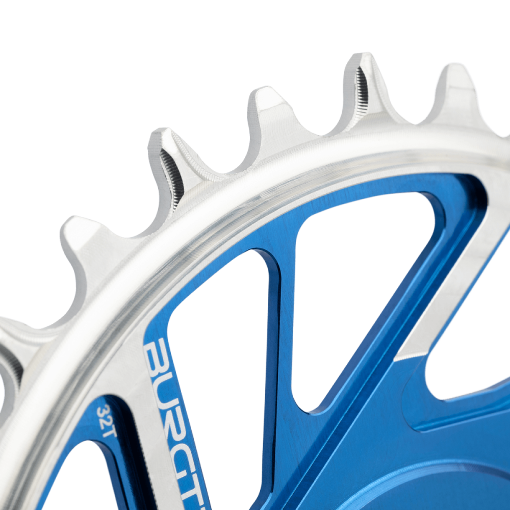 Burgtec 3mm Offset Thick Thin Chainring for SRAM 8-Bolt - 28T - Black, Burgtec Black