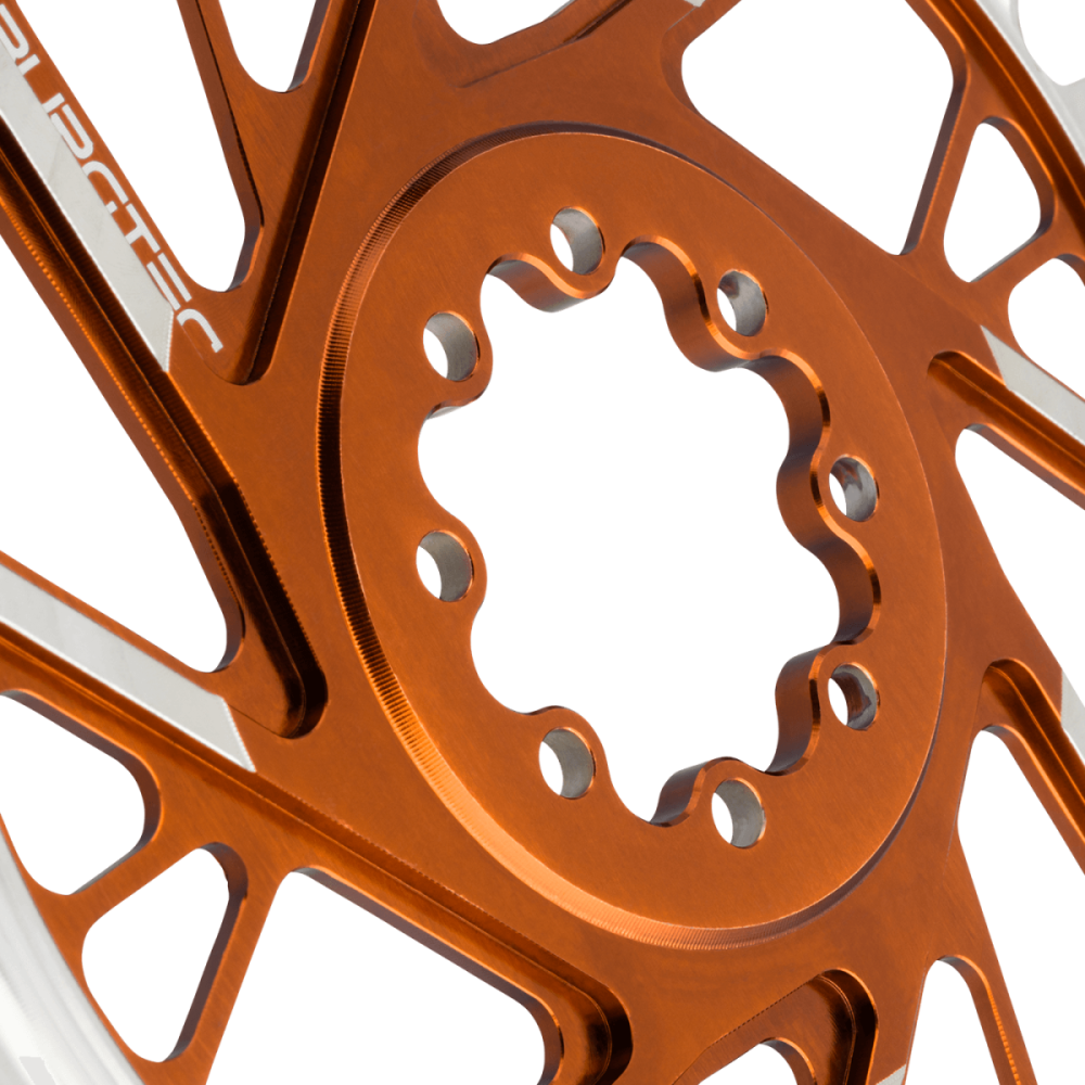 Burgtec 3mm Offset Thick Thin Chainring for SRAM 8-Bolt - 28T - Black, Burgtec Black