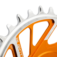 Burgtec 3mm Offset Thick Thin Chainring for SRAM 8-Bolt - 28T - Black, Burgtec Black